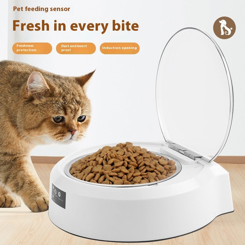 Smart Automatic Flip USB Charging Induction Bowl