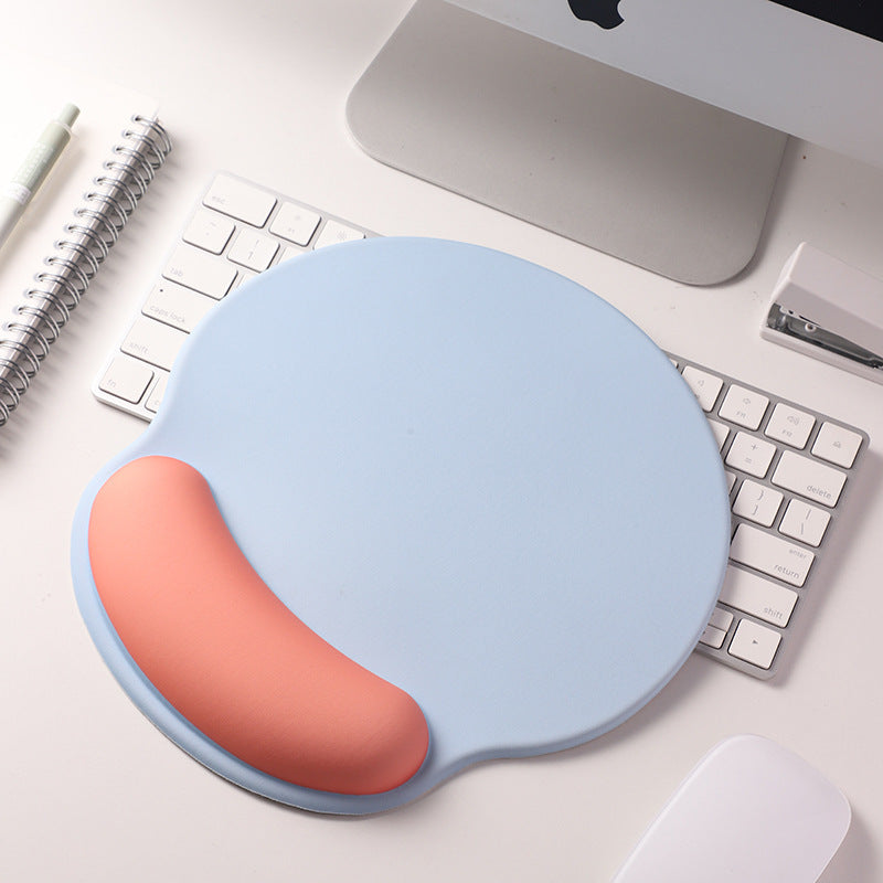 Candy Color Wrister Protective Mouse Pad Office Keyboard Support
