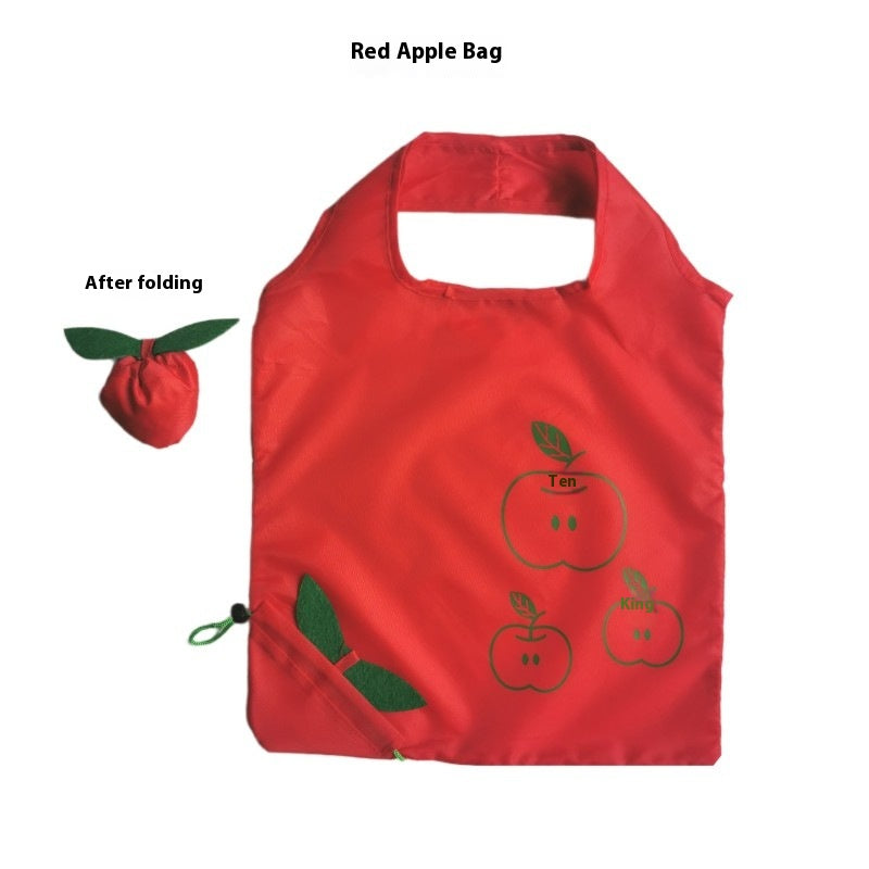 Portable Strawberry Folding Shopping Bag