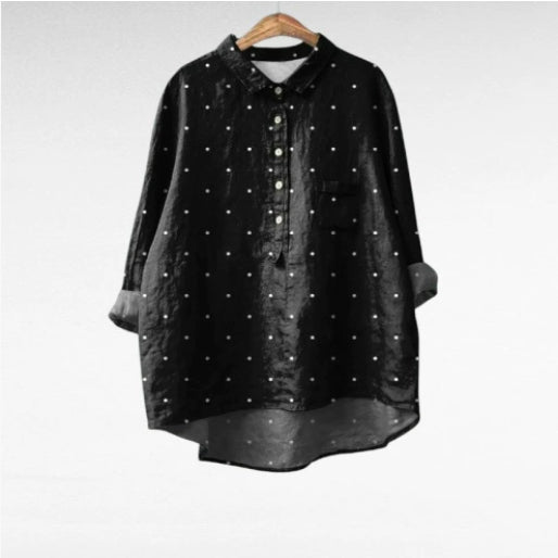 Casual Long Sleeve Shirt Animal Print Hawaiian Long Sleeve Blouse