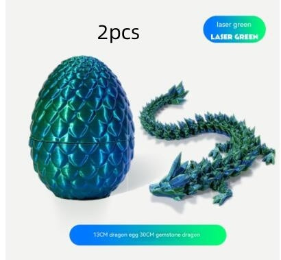 3D Printing Dragon Egg Dragon Gift Set Gem Dragon Decoration Hand-made Gift Color Decorative Creative Fashion Play