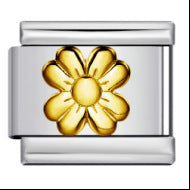 DIY Italian Module Bracelet Titanium Steel Gold Plated