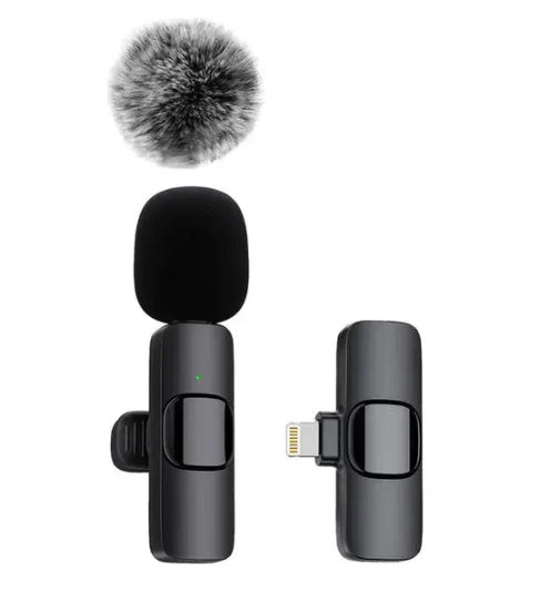 Wireless Collar Clip Microphone Three-in-one Three Connector Mini Microphone 35 Hole