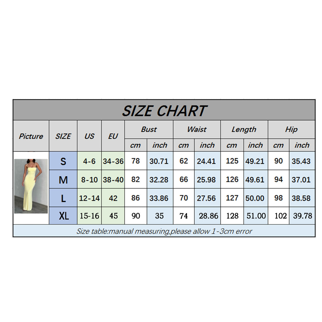 Women's Double-layer Anti-transparent Slim Fit Backless Sling Solid Color Dress