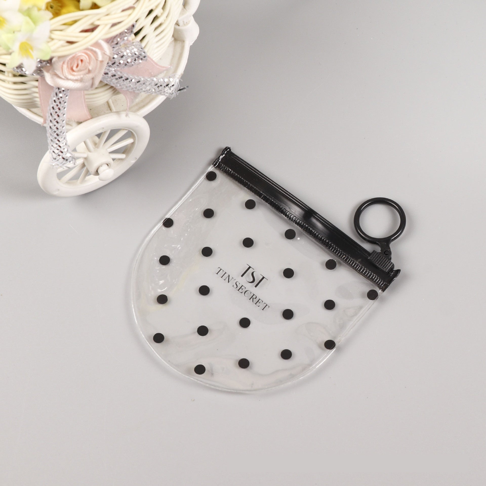 Ornament Ziplock Transparent Plastic Packaging Bag