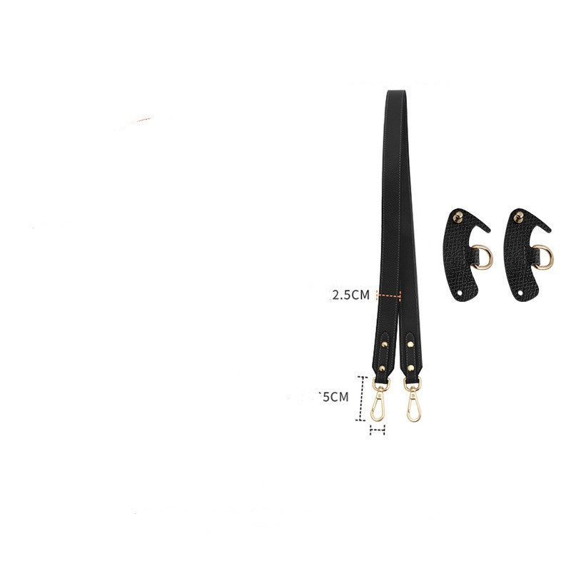 Small Modified Perforated Crossbody Strap