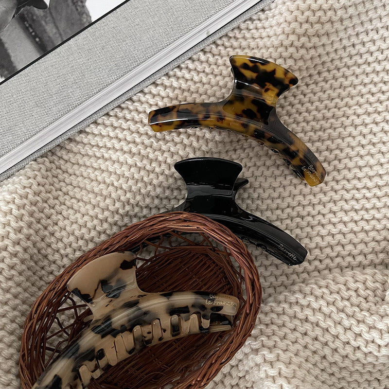 Retro Ponytail Hair Claw Simple Elegant Hair Clip