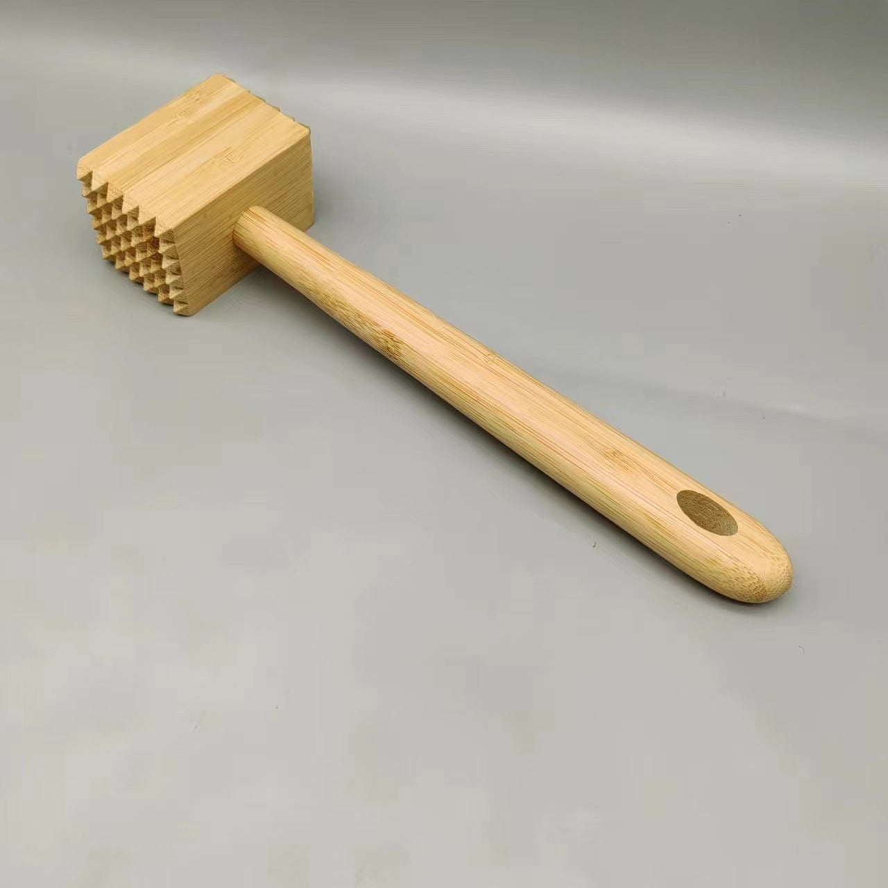 Home Ladle Meat Hammer Raw Bamboo Color