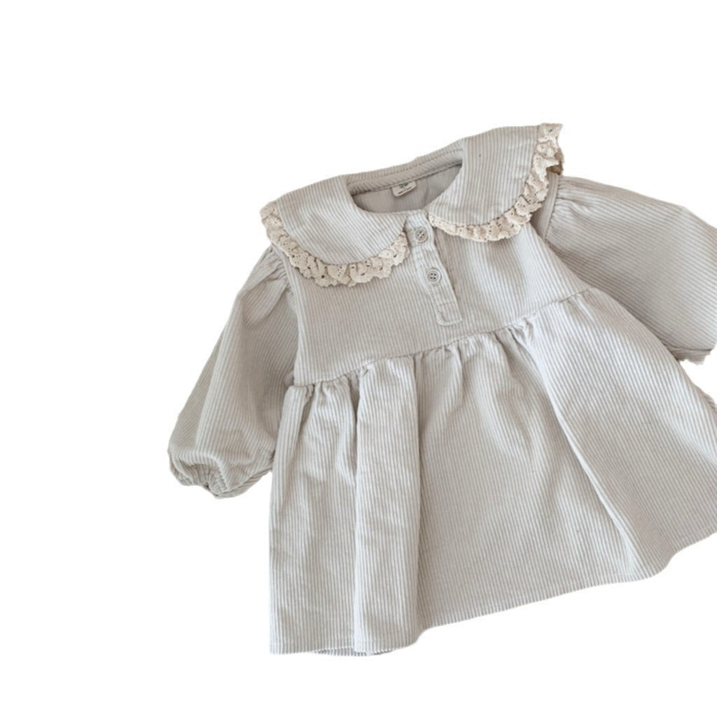 Girl's Baby Lace Doll Collar Dress