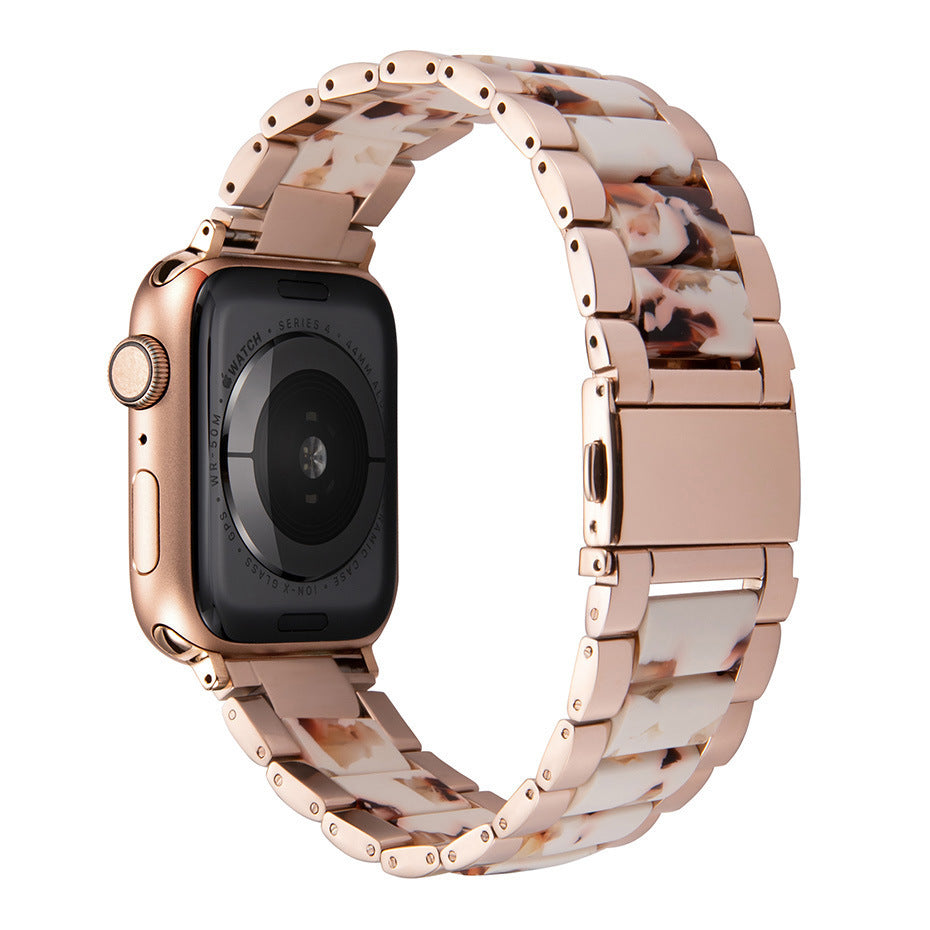 Resin Strap Stainless Steel Three Bead Replacement