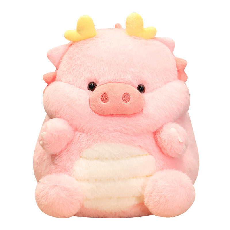 Cute Dragon Pig Doll Plush Toy Sleeping Pillow