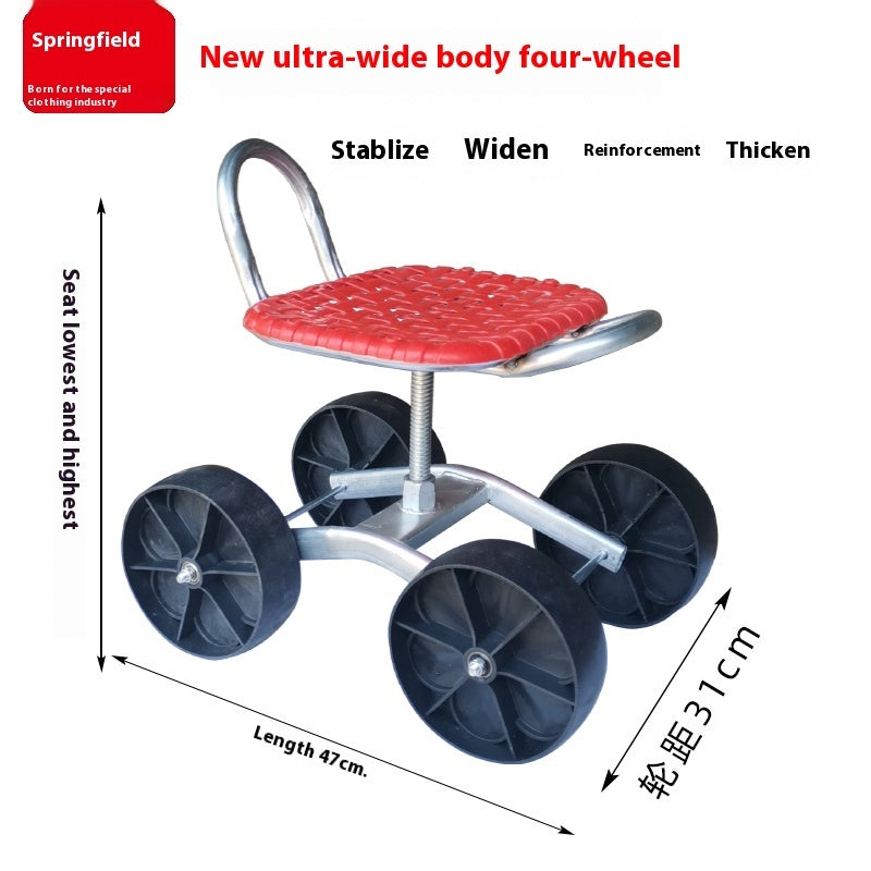 Planting Pruning Rotating Mobile Lifting Folding Stool