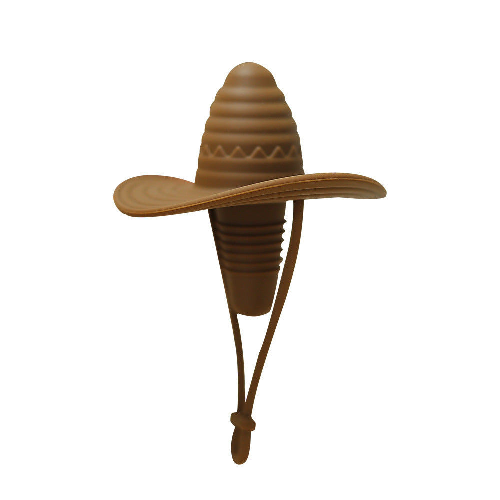 Silicone Stopper For Red Wine Western Cowboy Hat Creative