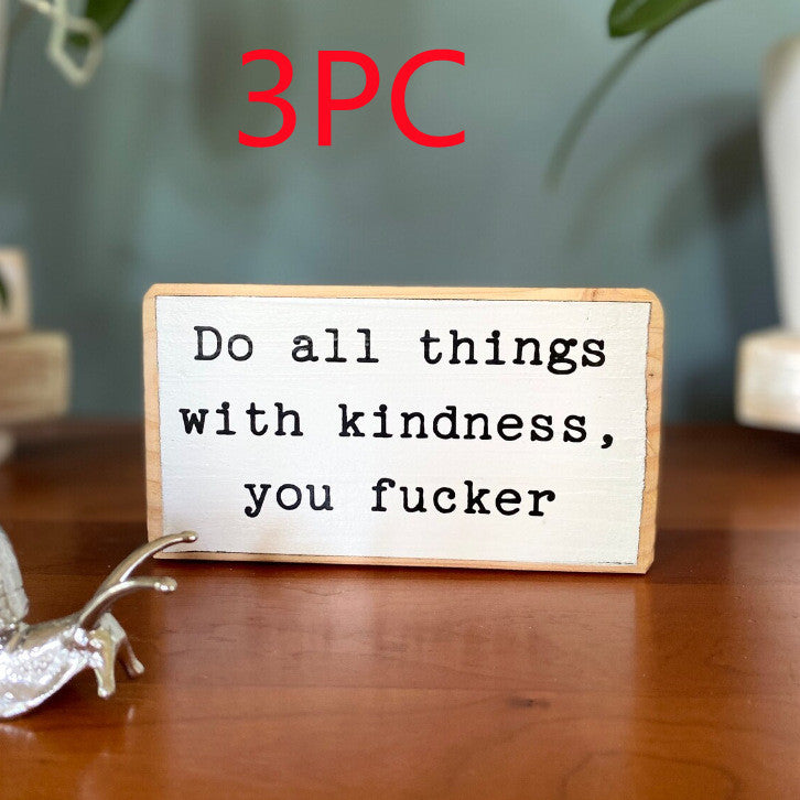 English Letters Desktop Ornaments