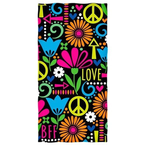 Butterfly Pattern Printed Beach Towel