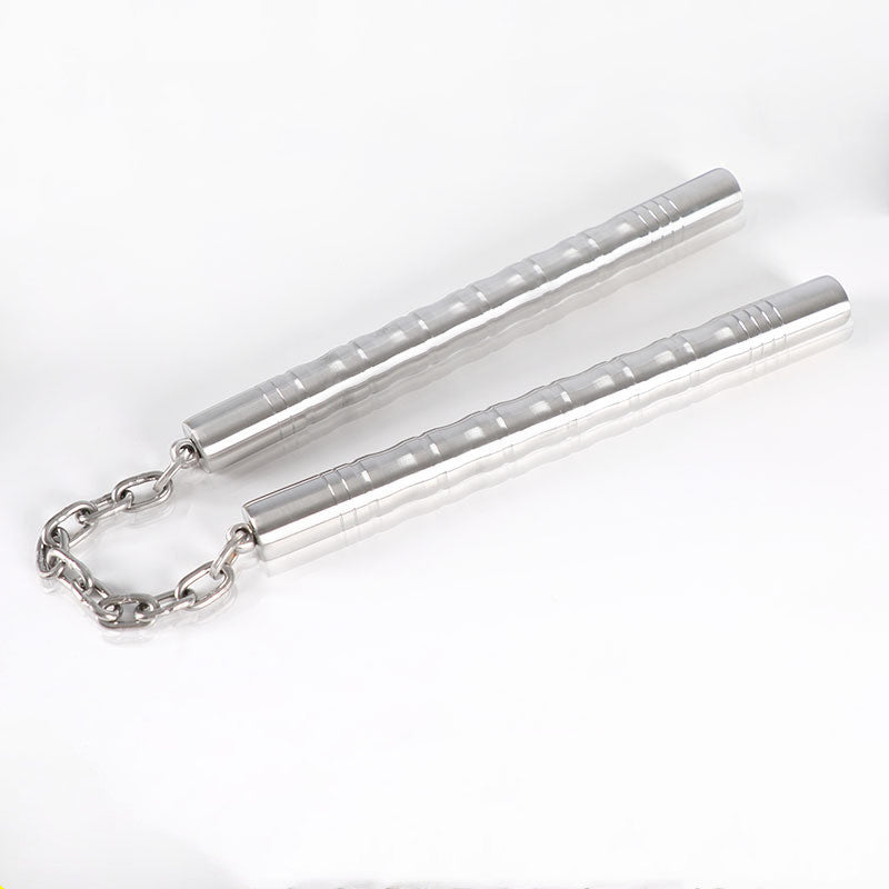 Stainless Steel Nunchucks In Fashionable And Simple Bamboo Style