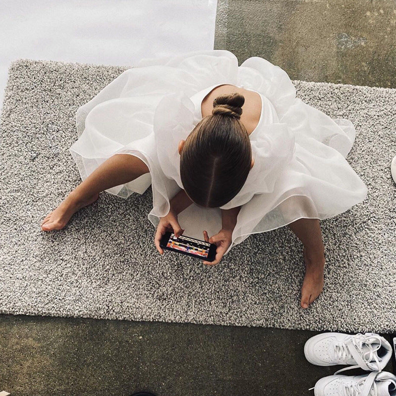 Girls' Pettiskirt High-end Children's Model Catwalk