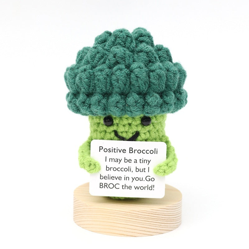 Wool Crocheted Positive Energy Potato Facial Expression Package Wool Fruit