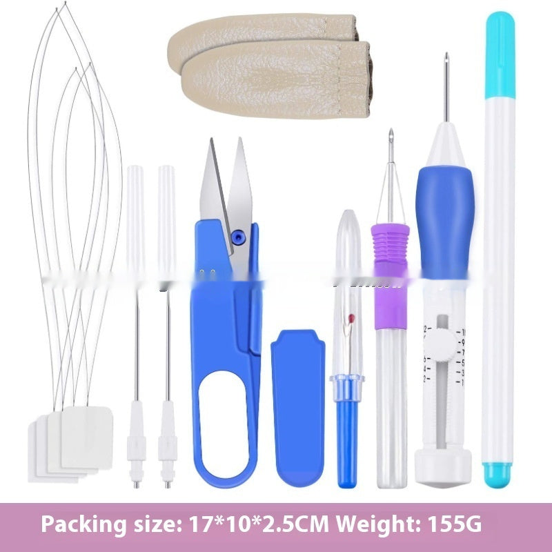 Simple Replaceable Plug Full Model Embroidery Stamp Needle Poke